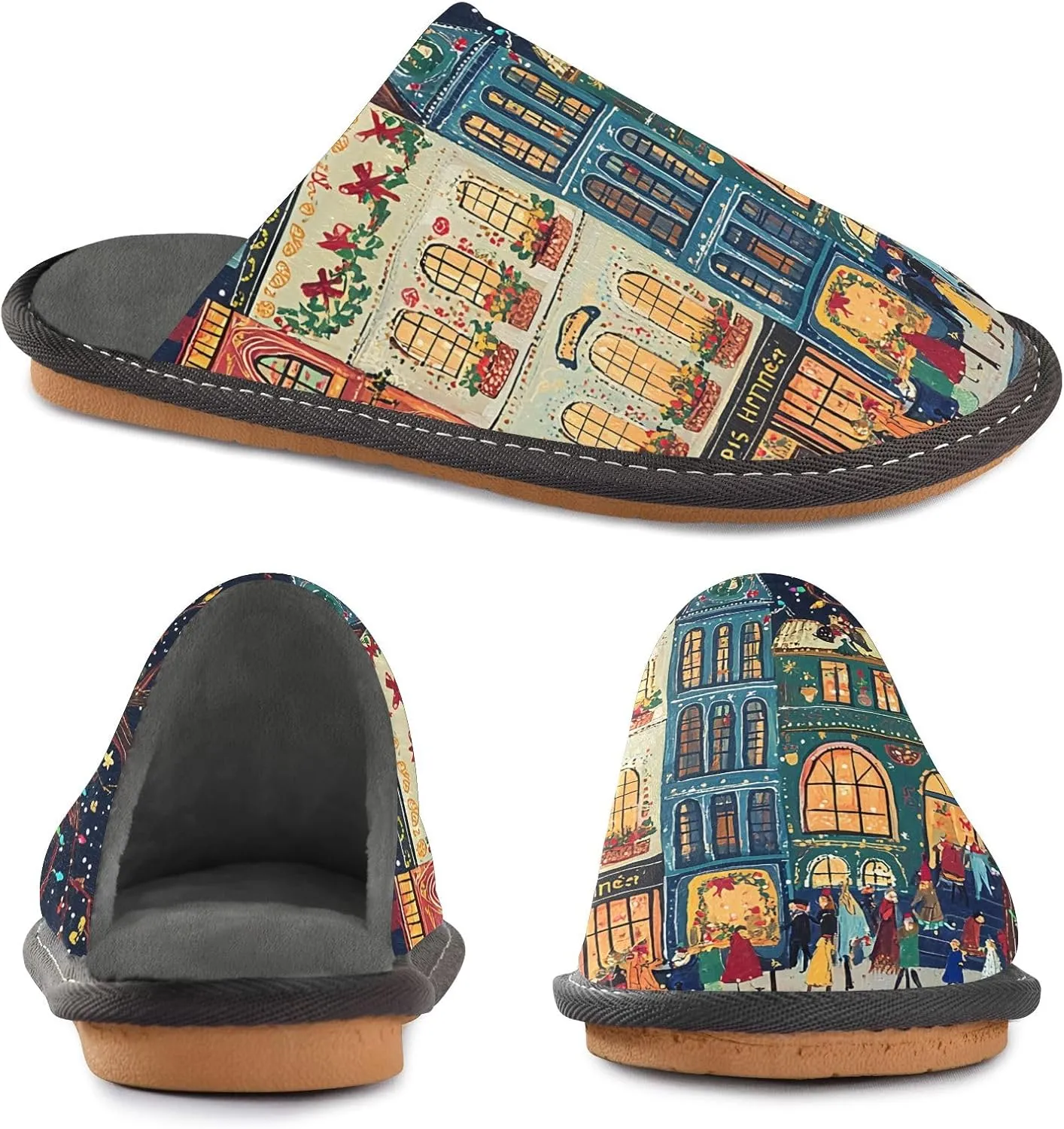 Unisex Slippers for Home Womens Bedroom Shoes Indoor Outdoor Slippers