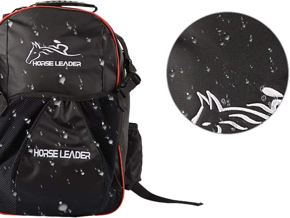UNISTRENGH Professional Horse Riding Boot Bag Helmet Bag Unisex Equestrian Backpack English Boot Carry All Bag with Hat Compartment