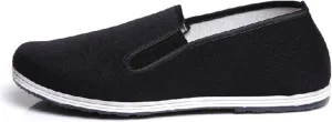 UNOW Chinese Traditional Cloth Kung Fu Shoes,Black