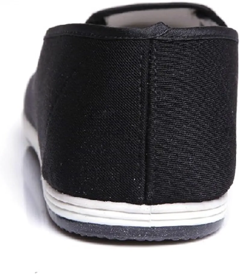 UNOW Chinese Traditional Cloth Kung Fu Shoes,Black