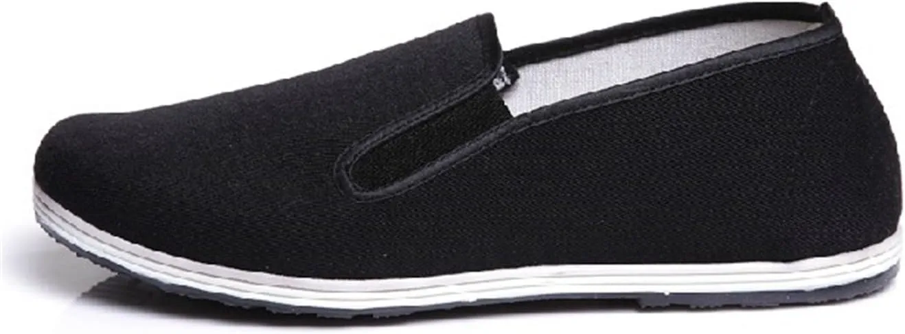 UNOW Chinese Traditional Cloth Kung Fu Shoes,Black