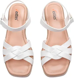 Veittes Women's Flat Slide Sandals - Casual Classic Simple Strappy Slip on Flat Summer Sandals.