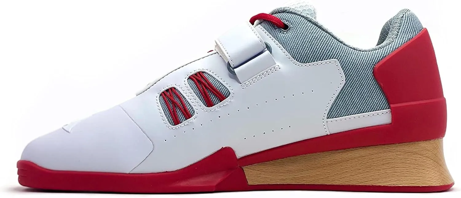 VELAASA Strake | Olympic Weightlifting Shoes | Men and Womens Heavy Lifting Shoes | Cross Training | Powerlifting Apparel | Shoes for Squats | Lifting Gear