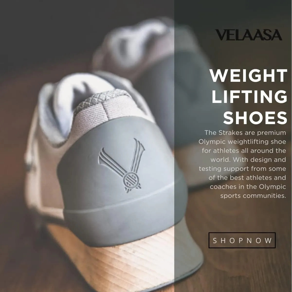 VELAASA Strake | Olympic Weightlifting Shoes | Men and Womens Heavy Lifting Shoes | Cross Training | Powerlifting Apparel | Shoes for Squats | Lifting Gear