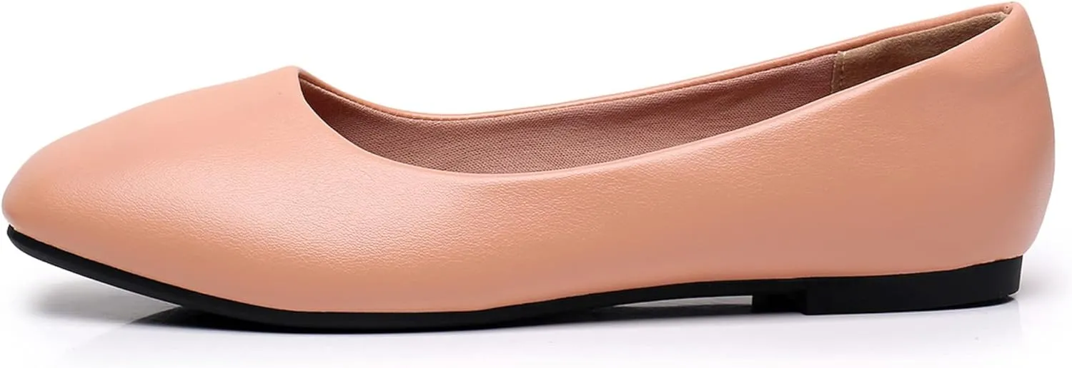 VenusCelia Women's Tile-Toe Flat Shoe