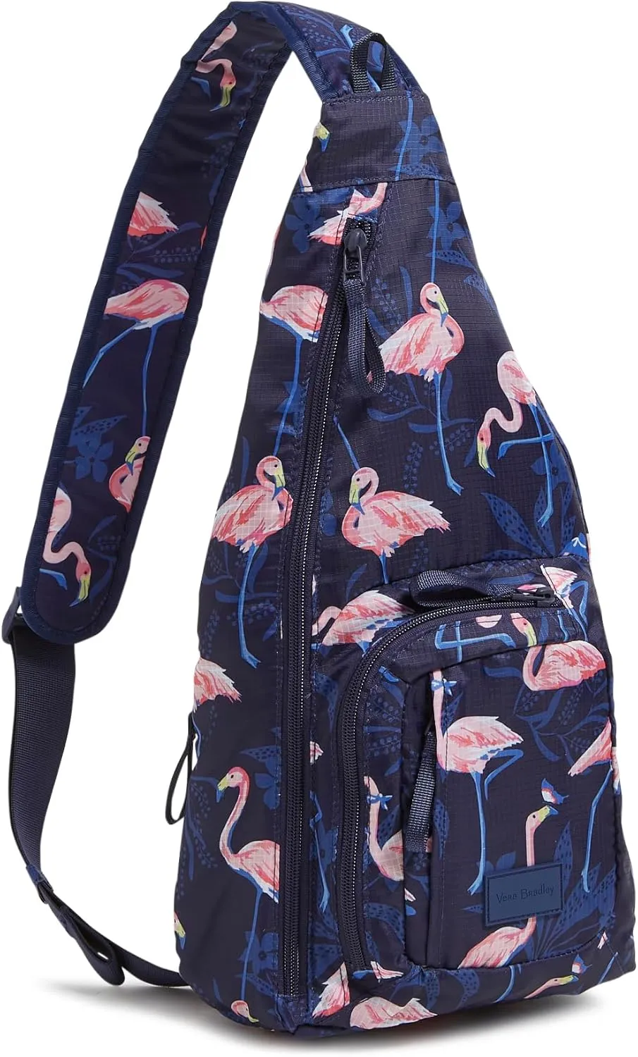 Vera Bradley Ripstop Sling Backpack, Flamingo Party