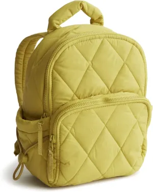 Vera Bradley Women's Featherweight Small Banbury Backpack, Golden Olive, One Size
