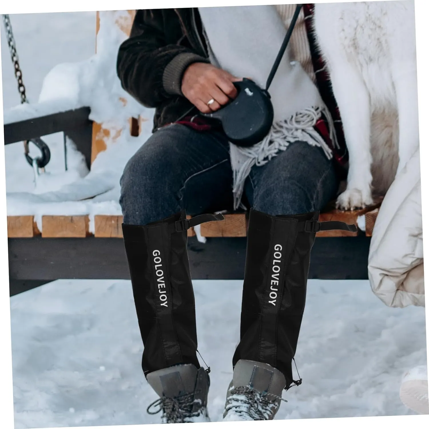 VICASKY Snow Leg Warmer Camping Foot Cover Hiking Leg Covers Gaiters Boot Hiking Legging Covers Snow Legging