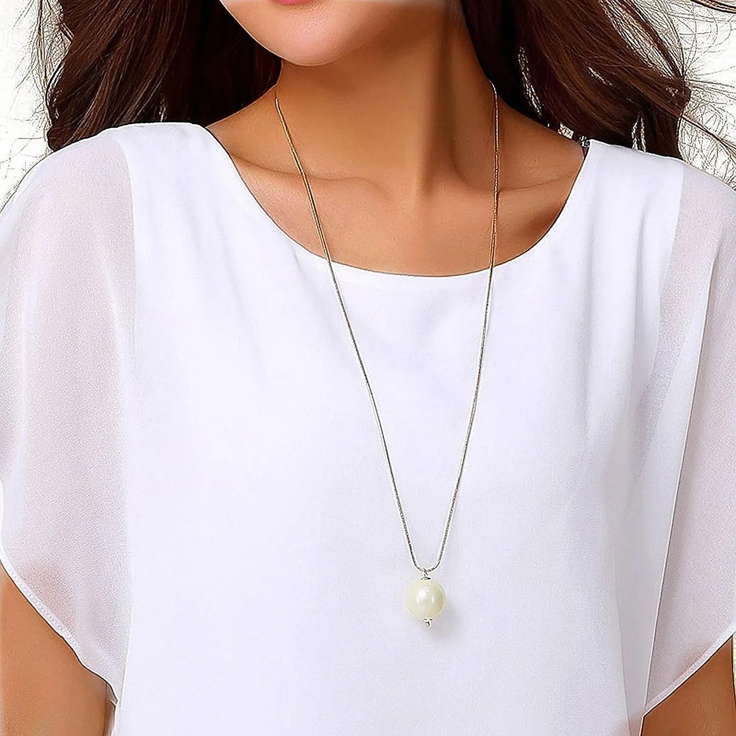 VIISHOW Women's Summer Loose Casual Short Sleeve Chiffon Top T-Shirt Blouse