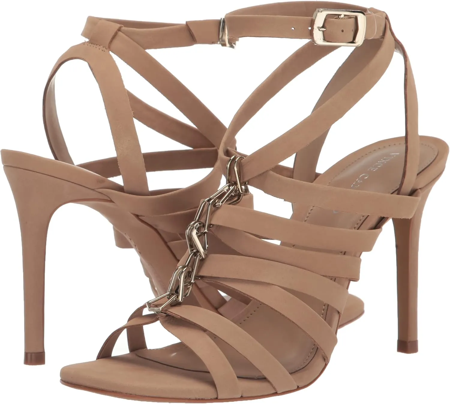Vince Camuto Women's Aloninna Lace Up Stiletto Sandal Heeled