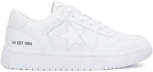 Vintage Havana Womens Fresh Metallic Lace Up Sneakers Shoes Casual - White