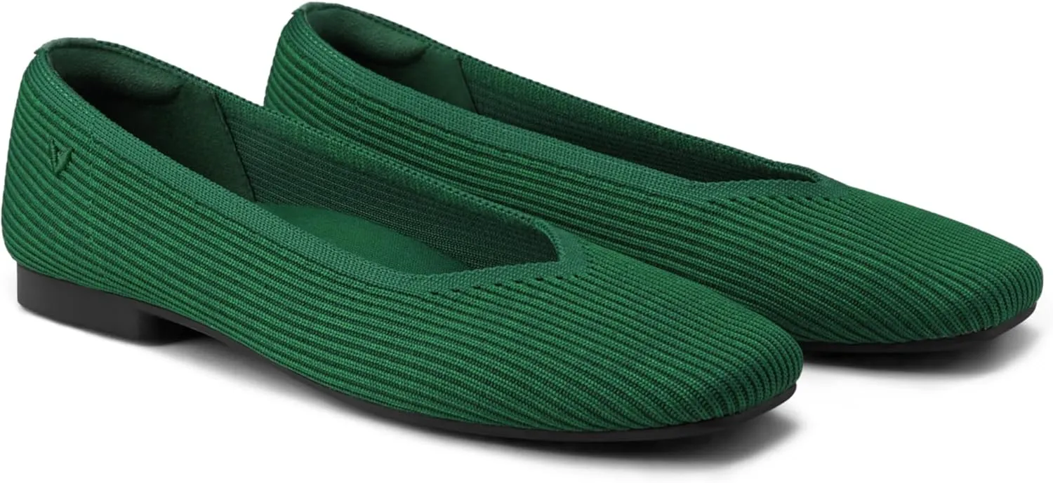 VIVAIA Margot 2.0 Women's Casual Flats Slip on Washable Ballet Flats Shoes Comfortable Square-Toe Style