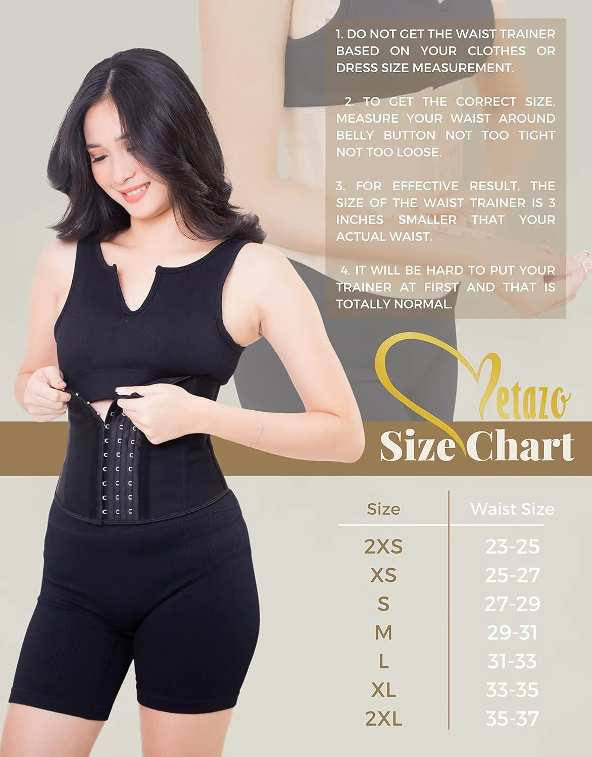 Waist Trainer for Women Latex underbust Waist Cincher Corsets Hourglass Body Shaper