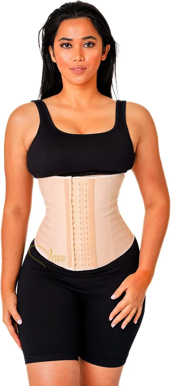 Waist Trainer for Women Latex underbust Waist Cincher Corsets Hourglass Body Shaper