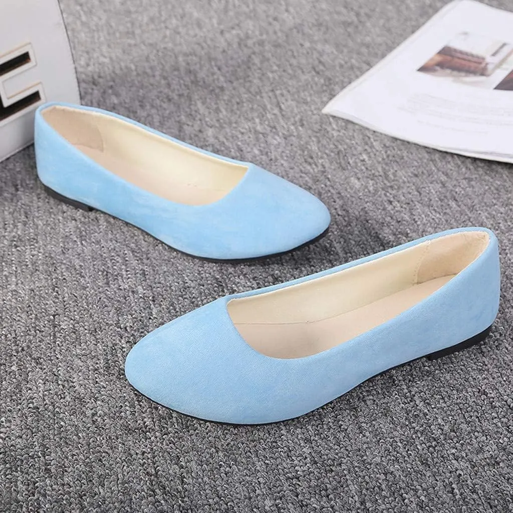 Walking Shoes Women Comfort Women Loafers Shoes Casual Slip on Non Slip Low Top CasualClosed Back Lightweight Breathable Christmas Tennis Shoes for Women Non Slip Shoes