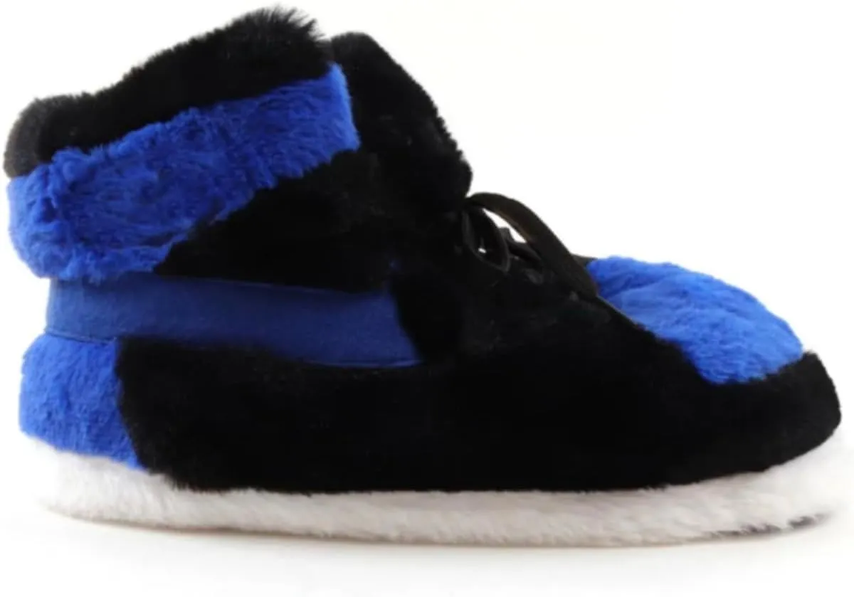 Warm Furry Sneakers Slipper Comfy House Shoes Winter Plush Fuzzy Slipper Shoes For Women Men One Size Fits Most Fluffy Slides For Indoor Outdoor Bigfoot Gifts Houseshoes