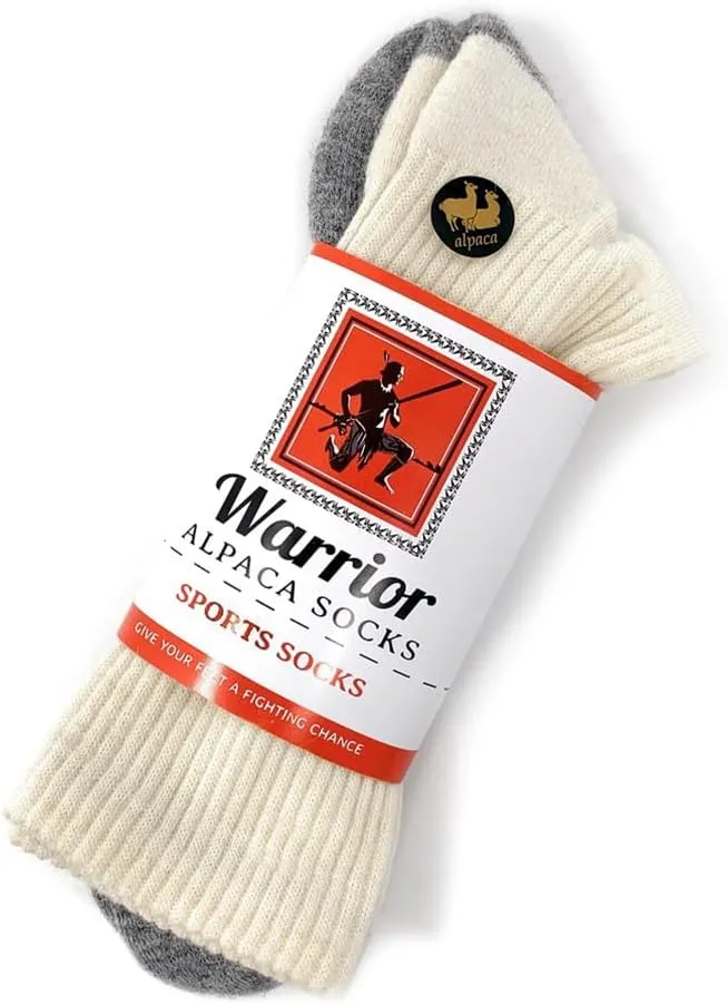 Warrior Alpaca Socks - Unisex High Performance Cross Trainer Athletic Alpaca Socks
