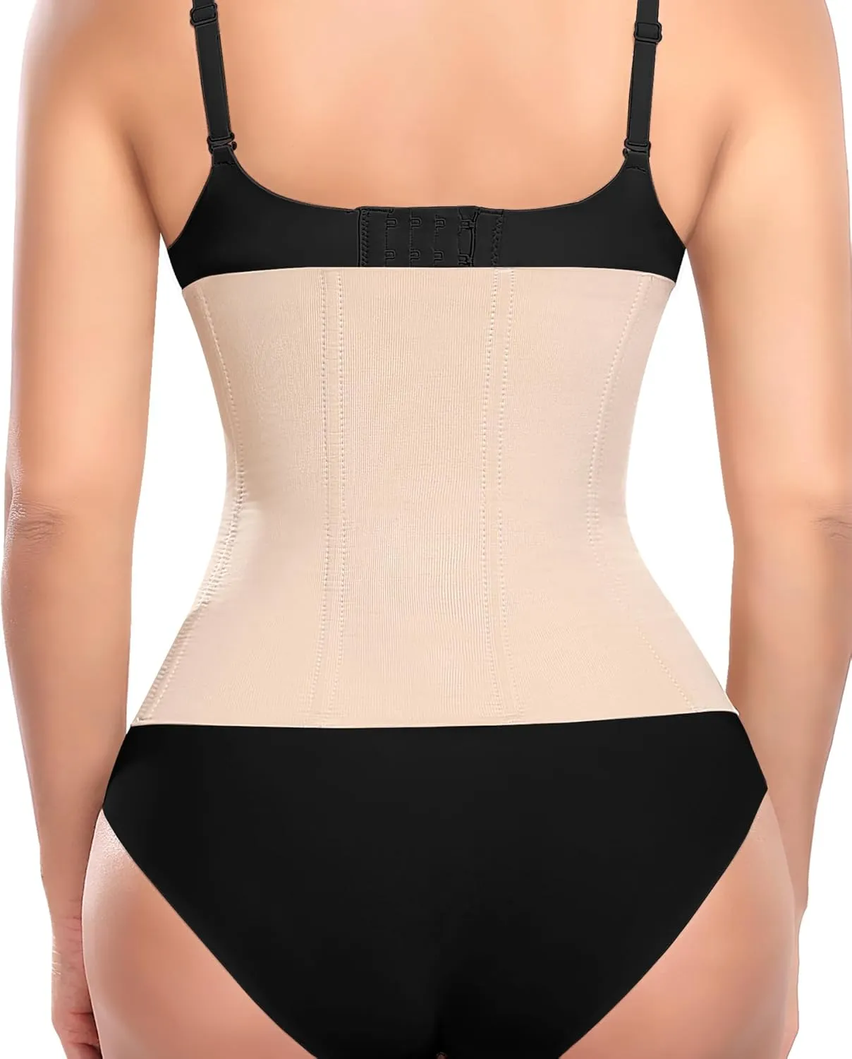 Werena Waist Trainer for Women Corset Shapewear Tummy Control Slimming Body Shaper Girdle Waist Cincher Postpartum Belly Band