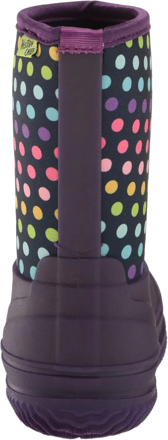 Western Chief Kids Freestyle Neoprene Outdoor Boot, Lightweight, Kid Friendly for Boys and Girls Waterproof Boot for Rain, Mud, Cold Weather, Snow