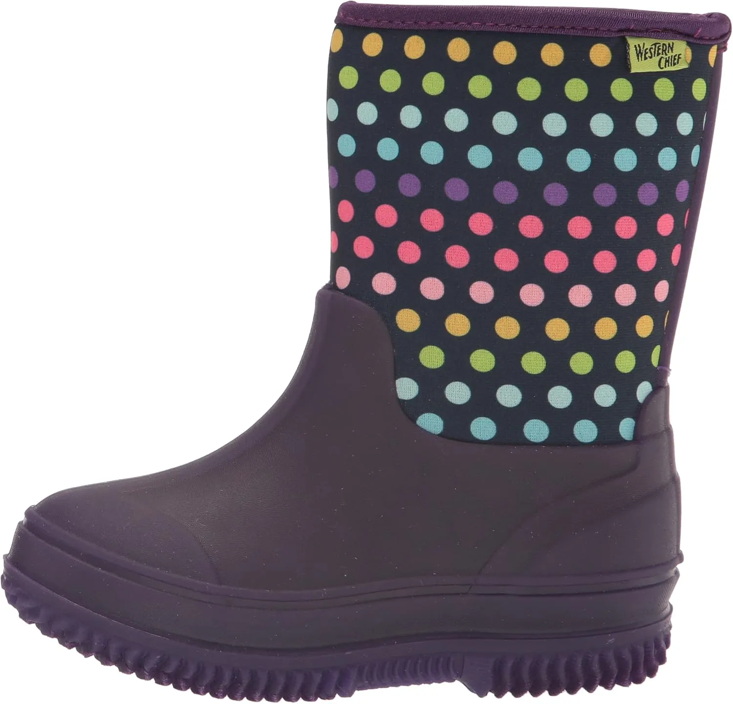 Western Chief Kids Freestyle Neoprene Outdoor Boot, Lightweight, Kid Friendly for Boys and Girls Waterproof Boot for Rain, Mud, Cold Weather, Snow