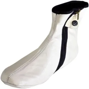 White Winter Leather Socks Khuff Slipper Home Shoes 100% Halal (6-12 Size) By ADEEFA ENTERPRISES. (White, US Footwear Size System, Adult, Women, Numeric, Medium, 12)