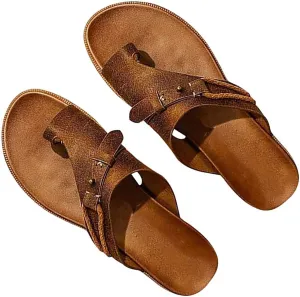 Women Fashion Toe Loop Sandals, Women's Breathable Non-Slip Slip-On Hallux Valgus Clip Toe Sandals, Summer Comfortable Orthopedic Flip-Flop, for Bunion Splints Toe Separator