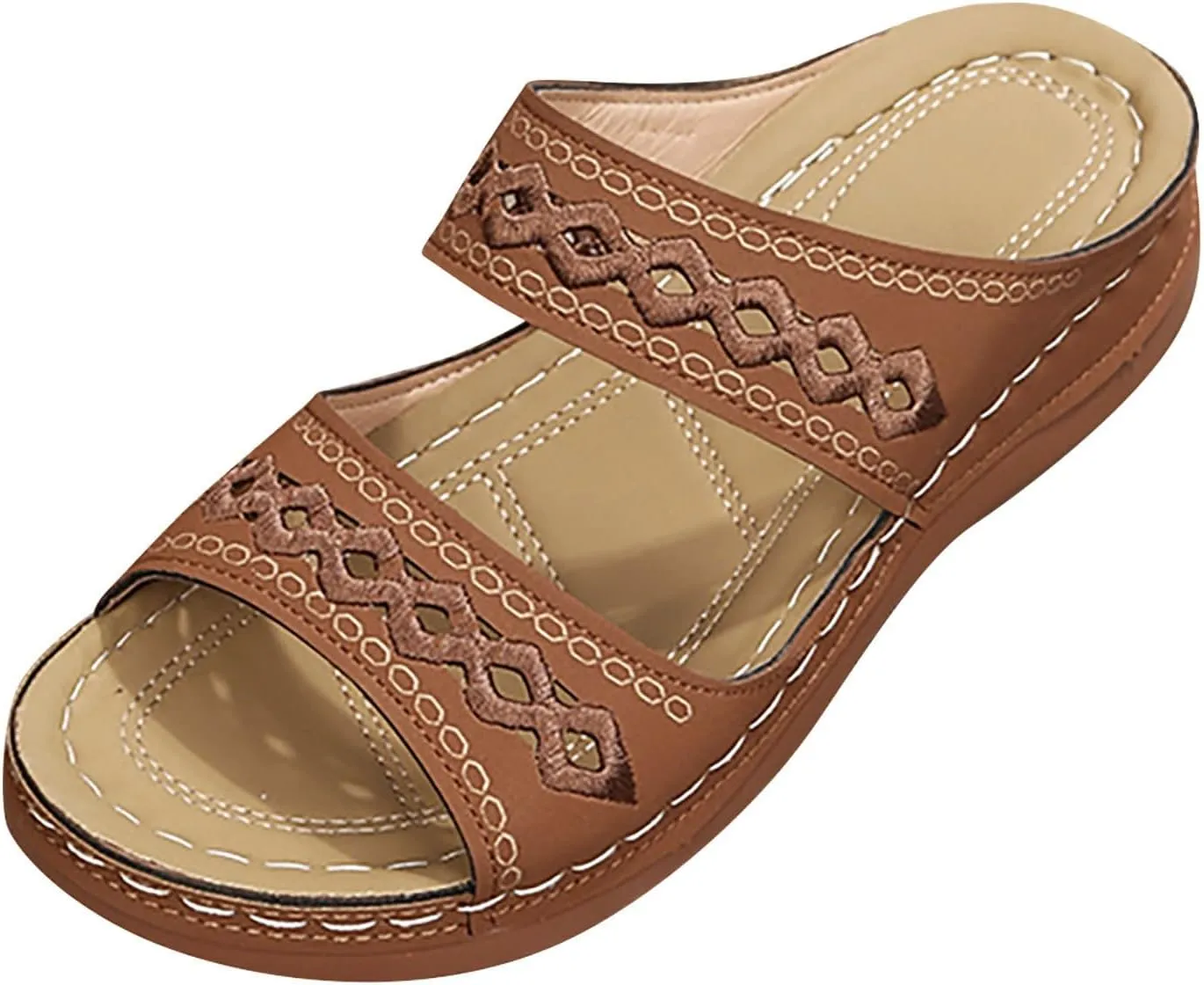 Women Shoes Comfortable Soft Bottom Wedge Sandals Breathable Womens High Heeled Sandals Women's Athletic Shoes Size 9