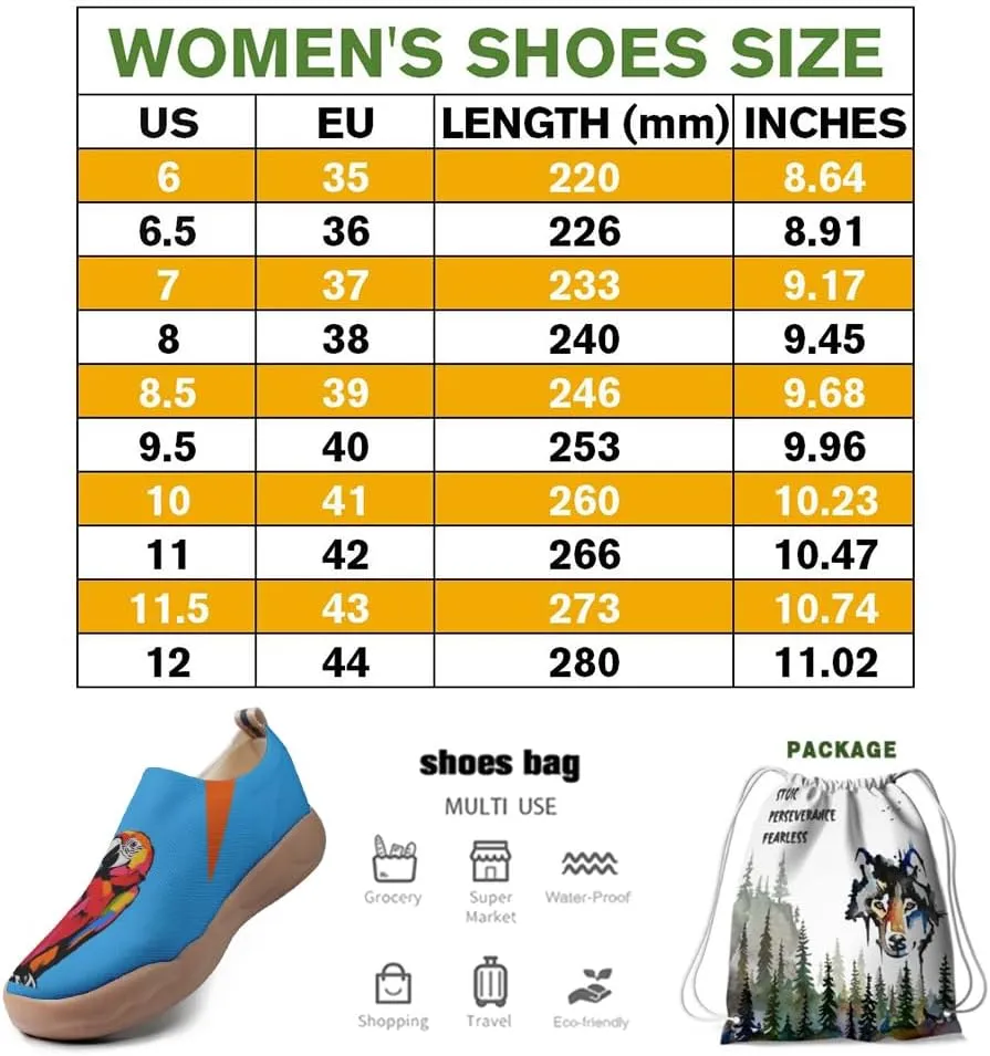 Women's Breathable Knitted Loafers, Casual and Fashionable, Suitable for All Seasons, Travel Shoes, Cute Animal Series