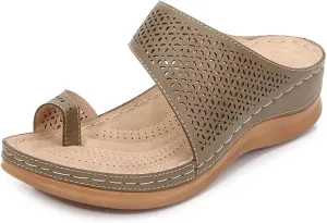 Women's Comfortable Platform Sandals - Summer Breathable Flip-Flops Bunion Corrector