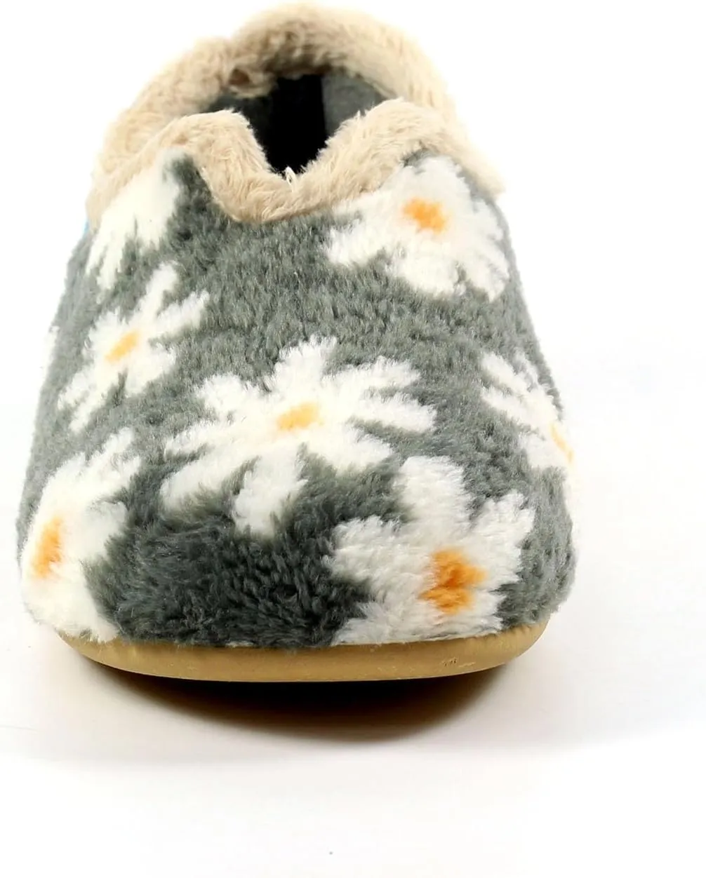 Women's Daisy Grey Flower Slipper