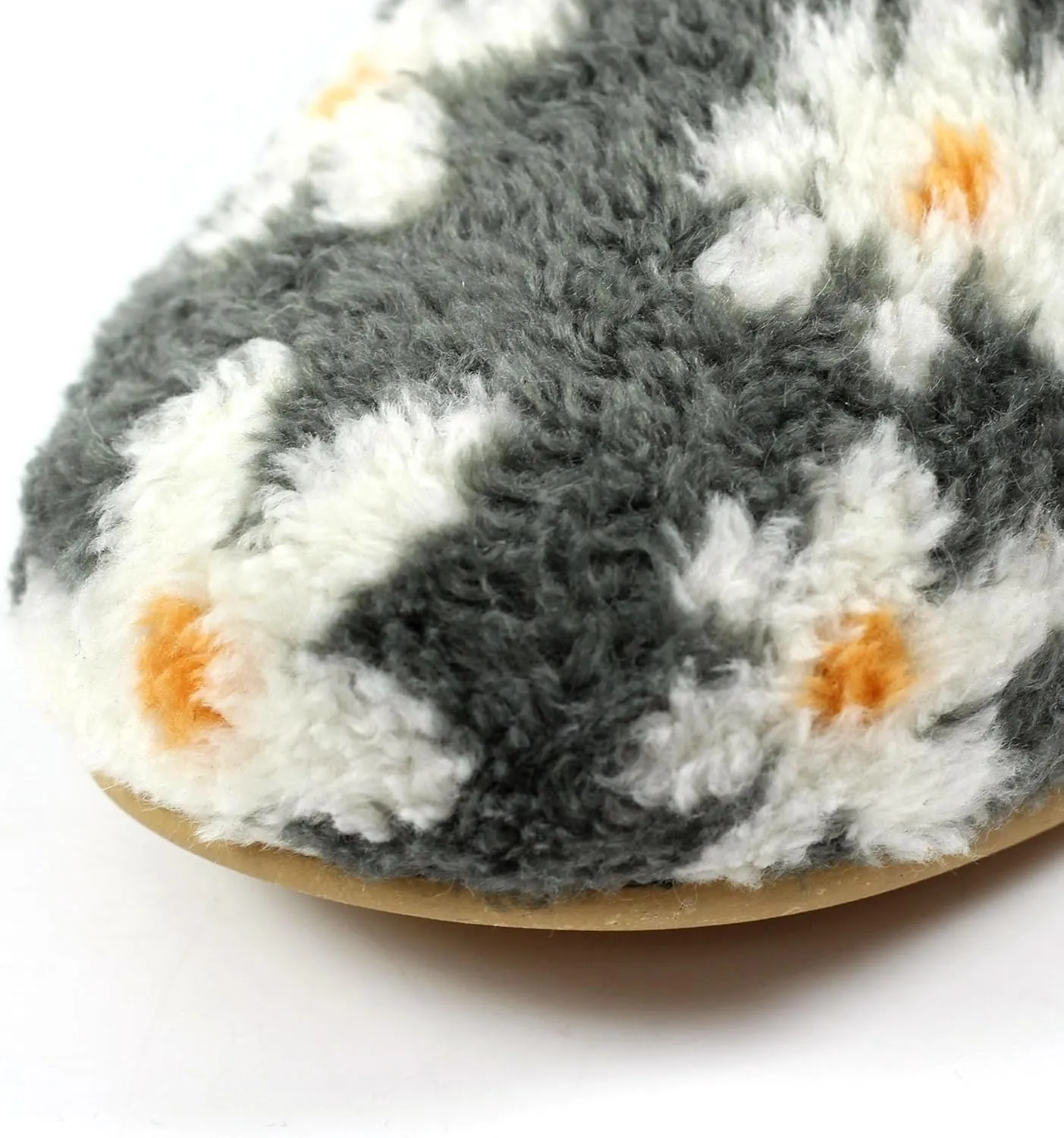 Women's Daisy Grey Flower Slipper