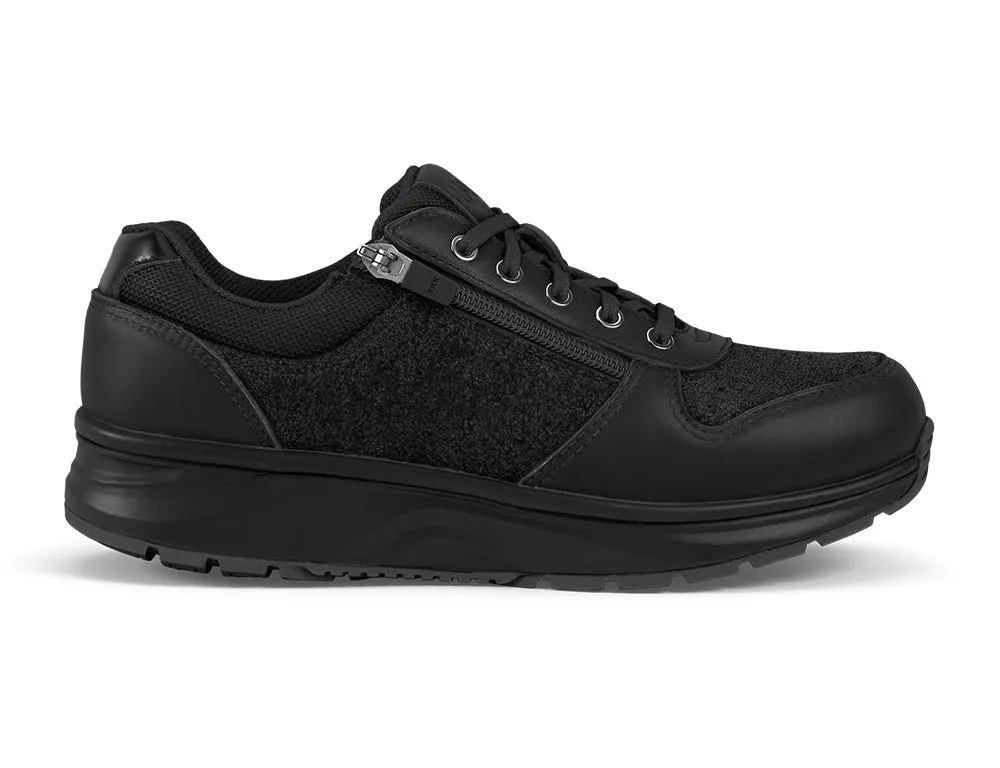 Womens Dynamo Black II Zip Active Trainers