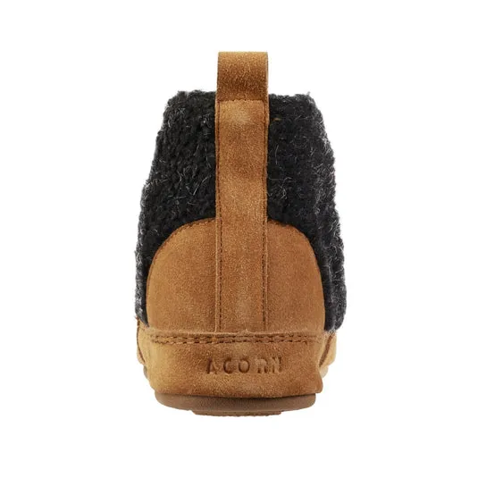 Women's Ela Recycled Bootie Slipper with Indoor/Outdoor Sole - Black