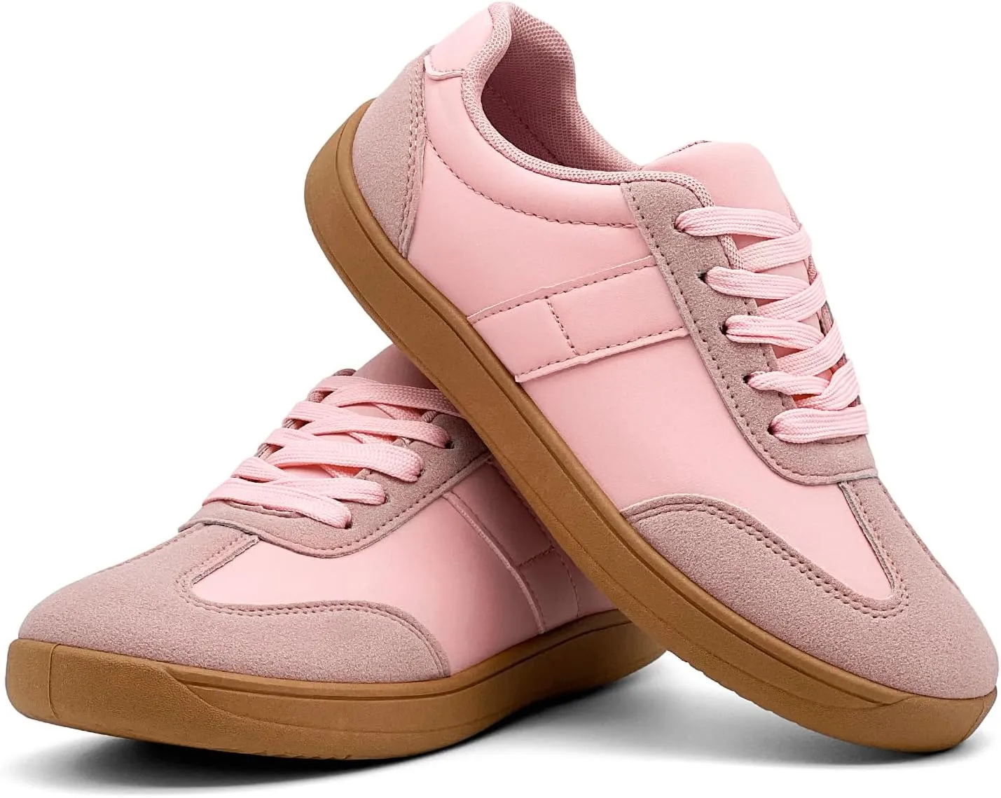 Women's Fashion Sneakers - Retro Walking Casual Low Top Tennis Trainer Skate Shoes
