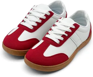 Women's Fashion Sneakers - Retro Walking Casual Low Top Tennis Trainer Skate Shoes