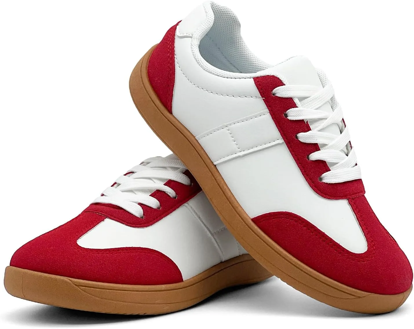 Women's Fashion Sneakers - Retro Walking Casual Low Top Tennis Trainer Skate Shoes