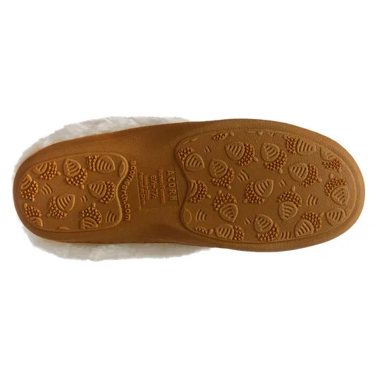 Women's Greta Embroidered Clog Slipper with Cloud Contour Comfort - Desert Sage