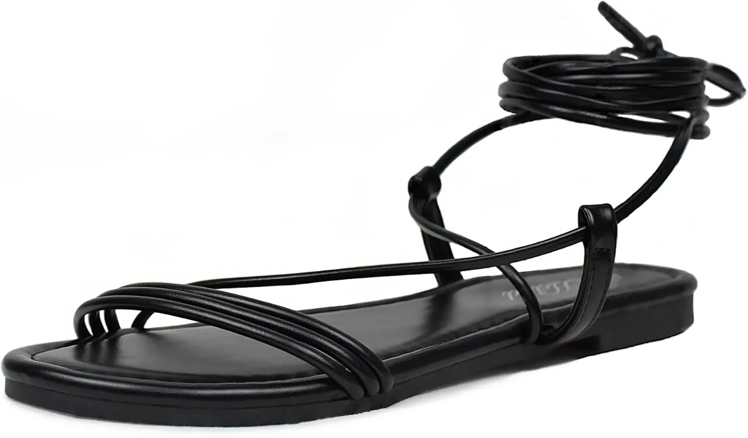 Women's Lace up Strappy Flat Sandals Open Toe Tie up Gladiator Dressy Sandals