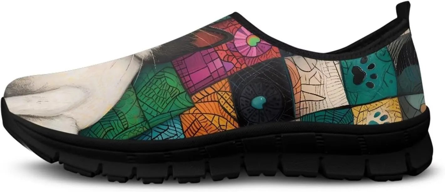 Women's Loafers Slip On Slip Shoe Casual Walking Shoes Non Slip Work Shoes Mesh Athletic Sneakers
