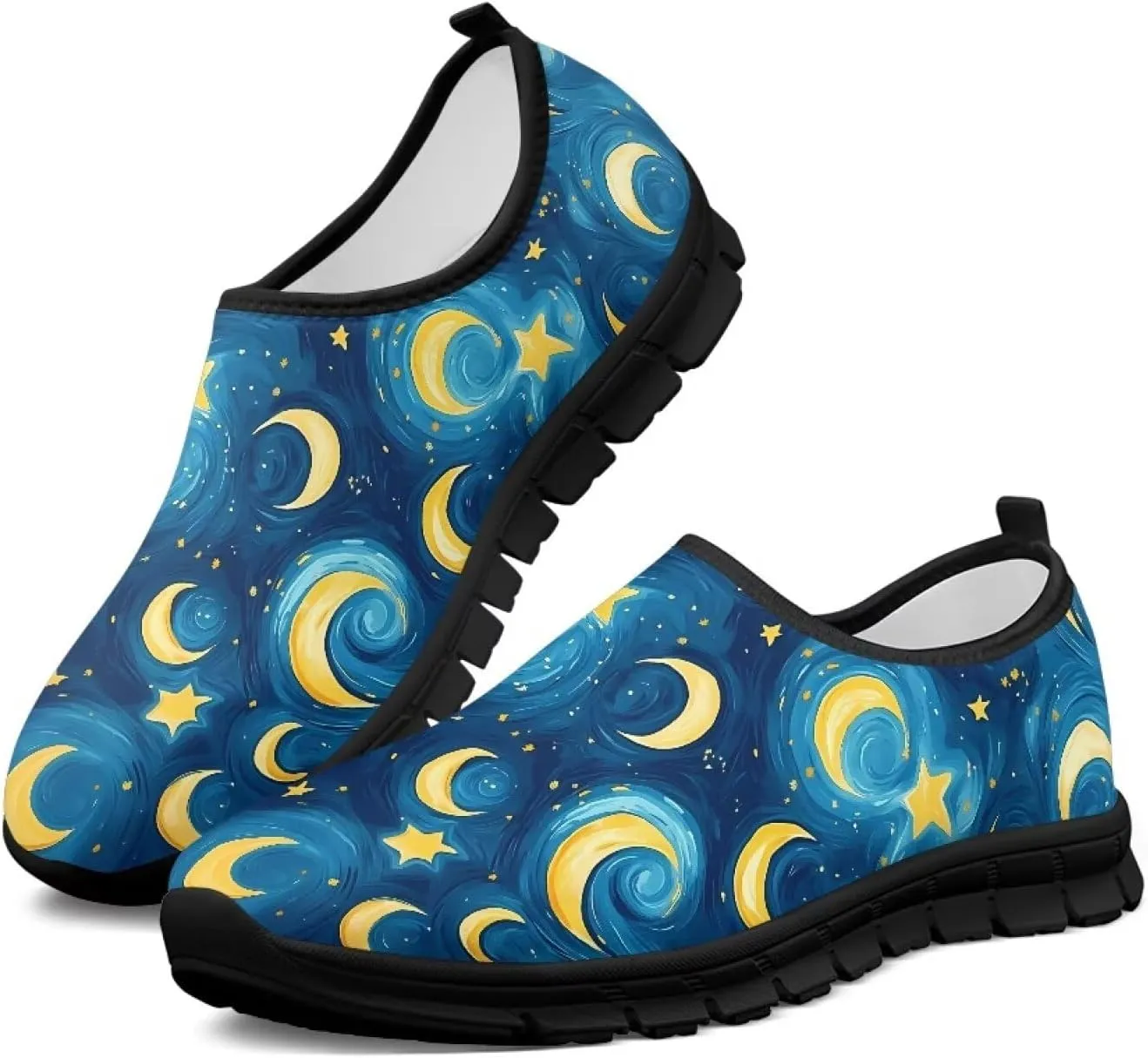 Women's Loafers Slip On Slip Shoe Casual Walking Shoes Non Slip Work Shoes Mesh Athletic Sneakers