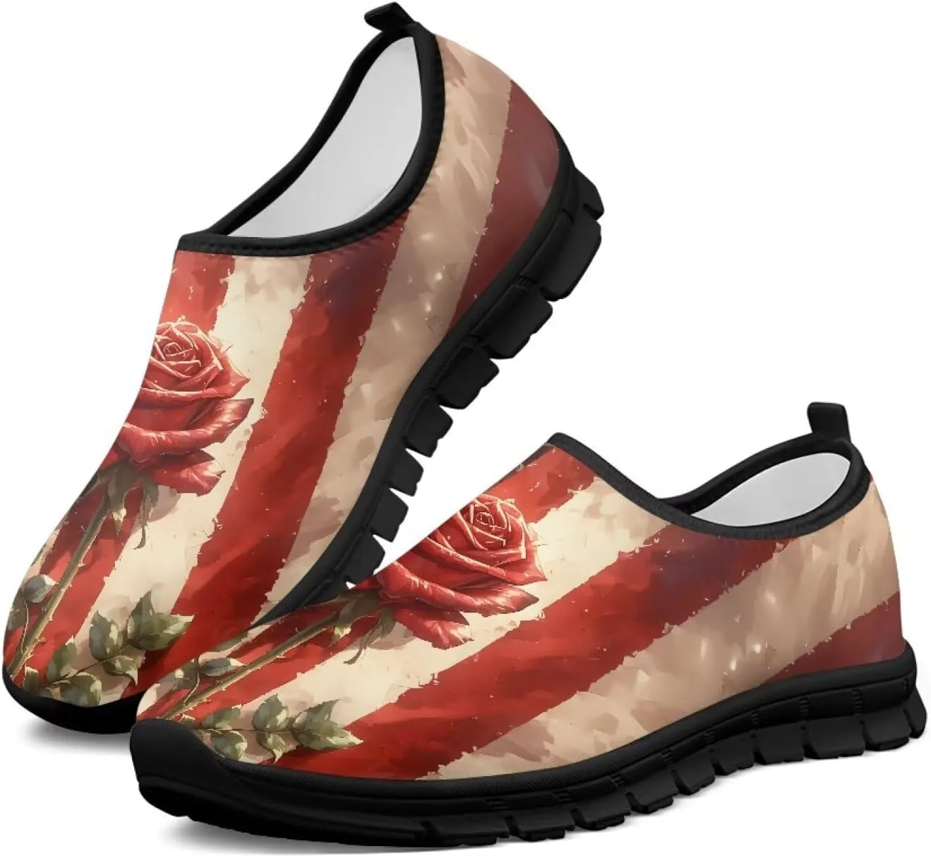 Women's Loafers Slip On Slip Shoe Casual Walking Shoes Non Slip Work Shoes Mesh Athletic Sneakers