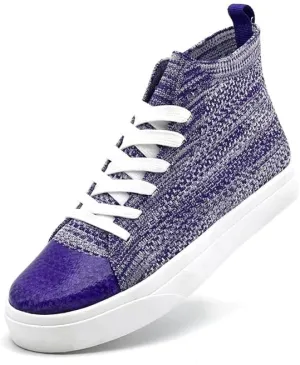 Women's Men’s Fashion Sneakers High Top Lace Up Shoes for Women Men Breathable Flying Woven Mesh Sneakers Casual Outdoor Sport Running Walking Shoes
