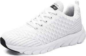 Women's Mesh Breathable Lightweight Running Shoes Fashion Casual All Seasons Walking Shoes Tennis Shoes for Women Student Sneakers