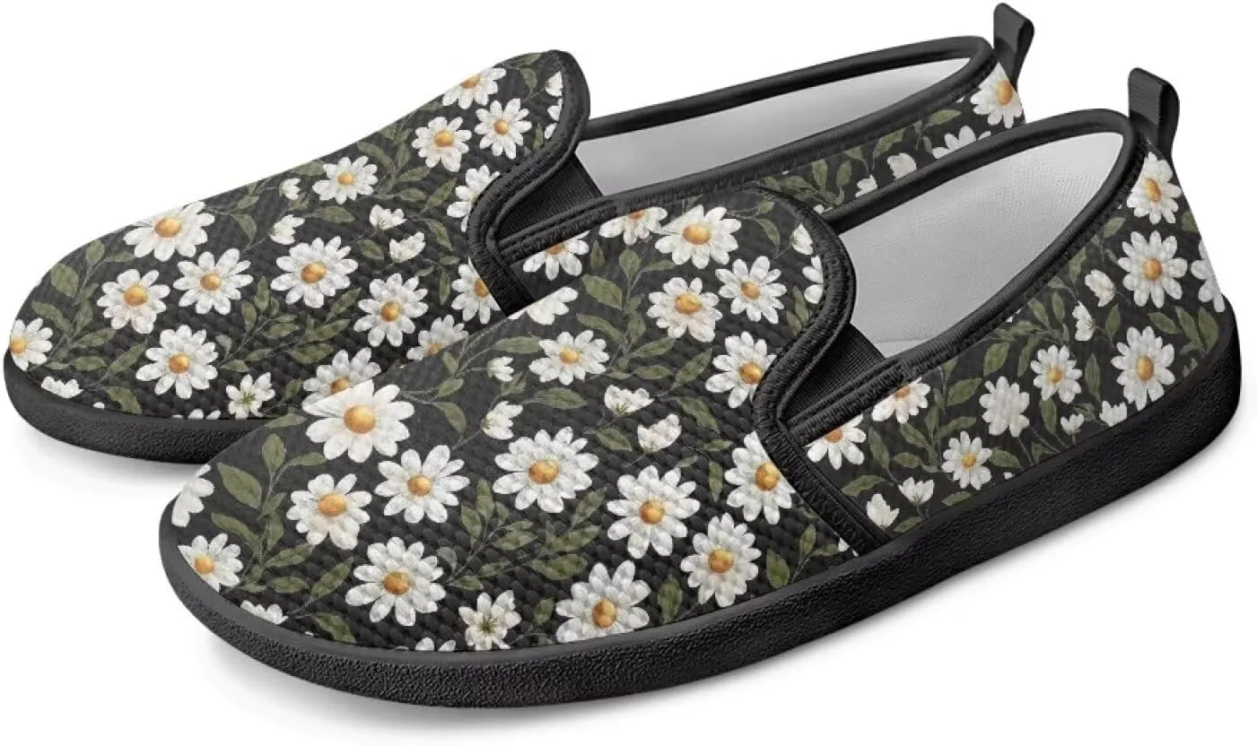 Womens Mesh Casual Flats Shoes Breathable Slip On Loafers Comfortable Walking Shoes Non Slip Work Travel Shoes US 6-11