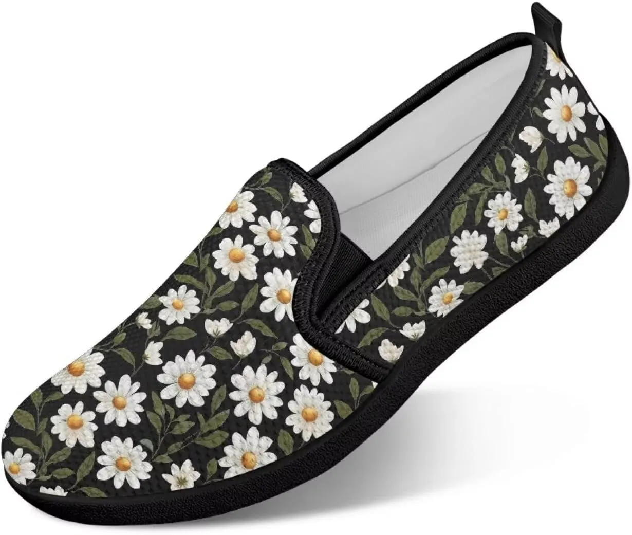 Womens Mesh Casual Flats Shoes Breathable Slip On Loafers Comfortable Walking Shoes Non Slip Work Travel Shoes US 6-11