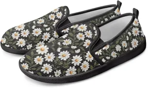 Womens Mesh Casual Flats Shoes Breathable Slip On Loafers Comfortable Walking Shoes Non Slip Work Travel Shoes US 6-11