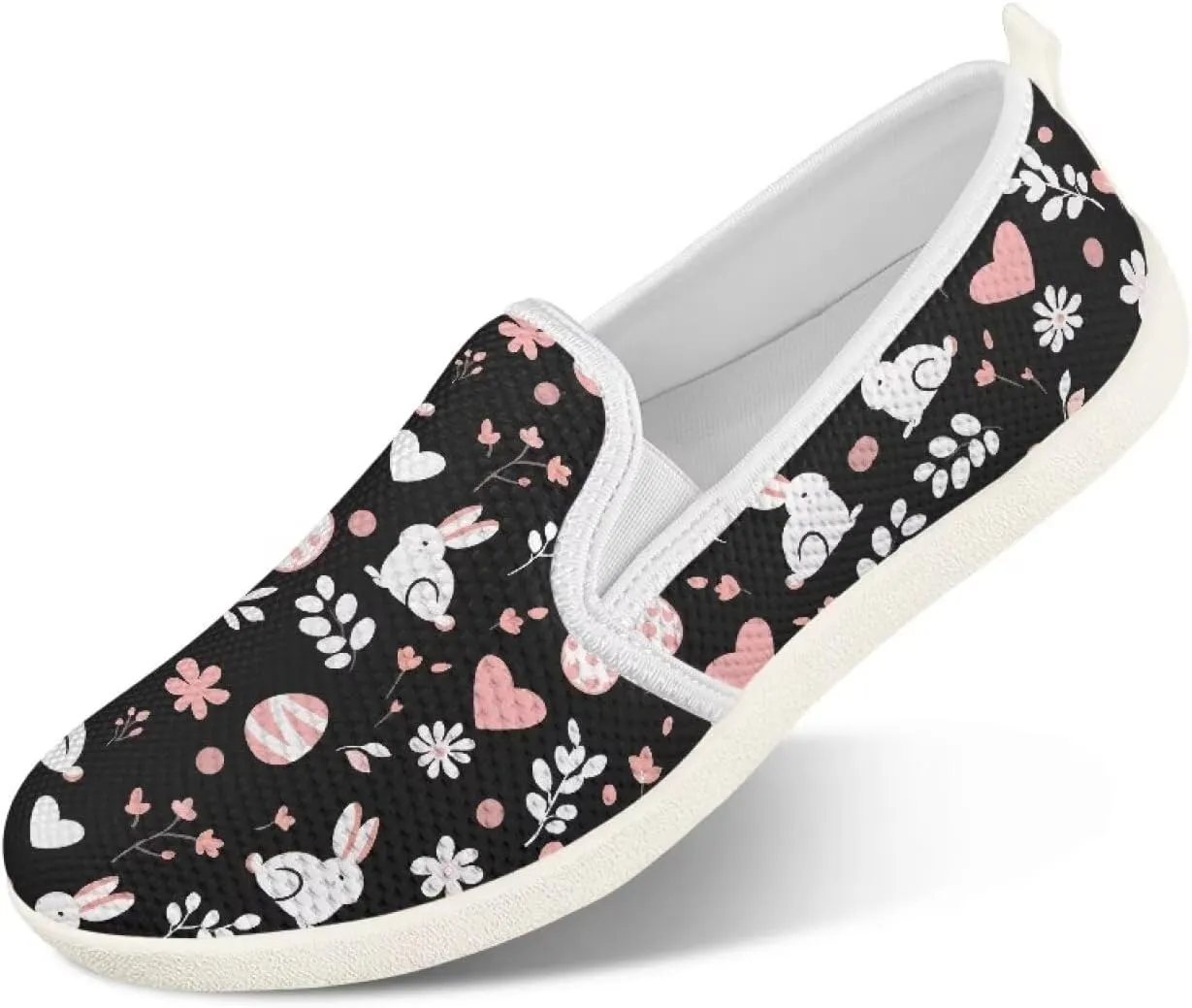 Women's Mesh Flats Shoes Slip On Casual Loafers Comfort Lightweight Travel Walking Shoes Non Slip Driving Shoes US 6-11