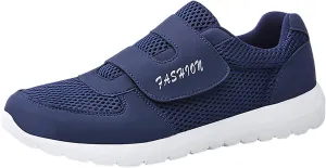 Womens Mesh Sneakers with Arch Support Comfortable Casual Sneaker Breathable Slip On Running Shoes Wide Width Orthopedic Walking Shoes