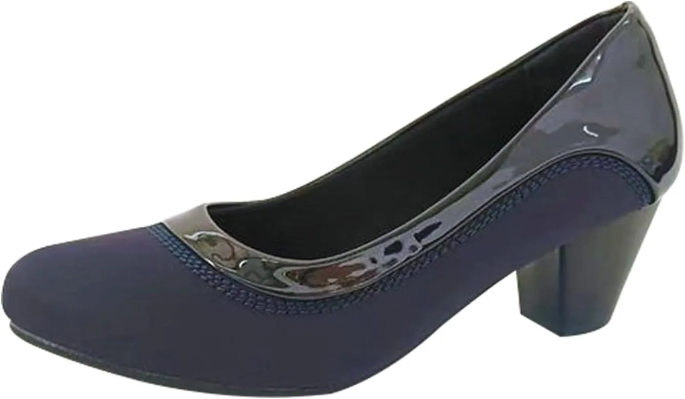 Women's Orthopedic Bunion Loafers - Low Heel Slip-On Dress Shoes with Orthotic Support