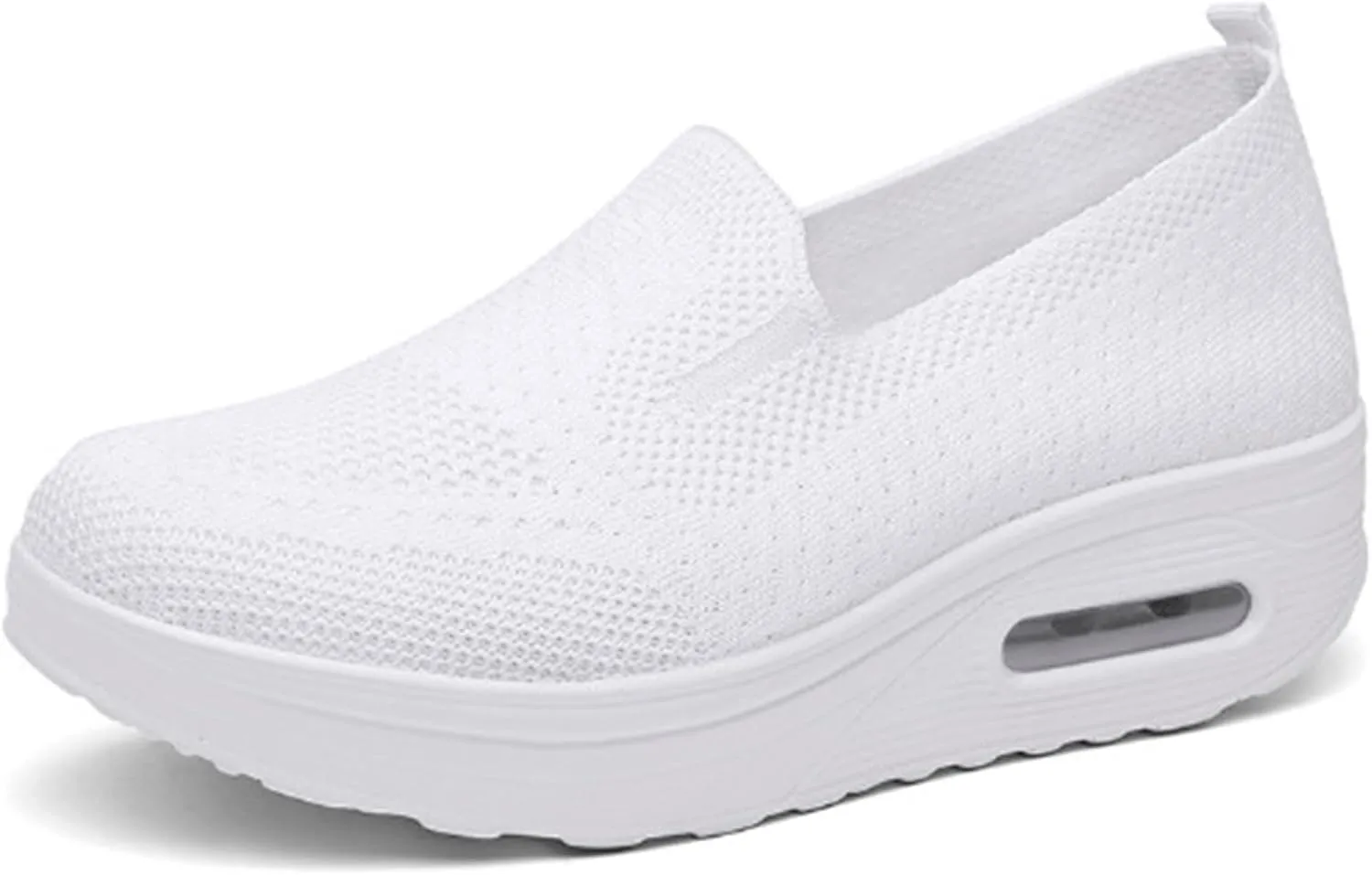 Women's Orthopedic Sneakers Diabetic Casual Walking Wide Shoes Air Cushion Slip on Shoe Breathable Jogging Running Tennis Shoes Mesh Arch Support Lightweight Soft Sneakers